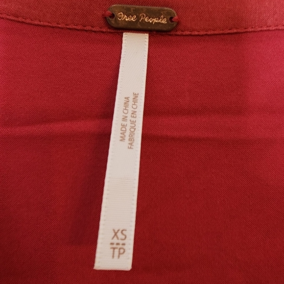 Free People Shake It Up Dress Mini Tiered Long Sleeve Fall Lightweight RARE - Picture 11 of 14